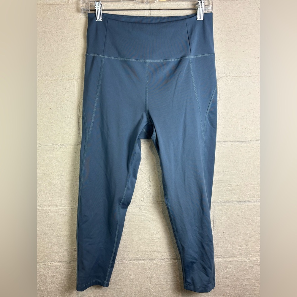 Girlfriend Collective Woman’s Blue Casual Athletic Sportswear Leggings Sz Large